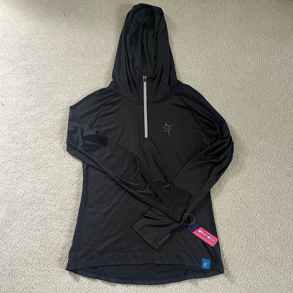 White Water Women’s 1/4 Zip Long Sleeve Hoodie NWT